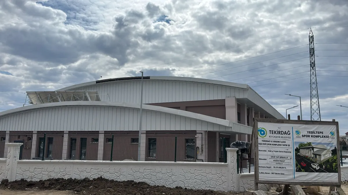Tekirdağ İli Ergene İlçesi Yeşiltepe Spor Kompleksi